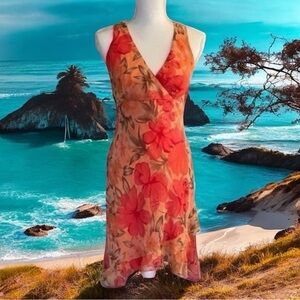 Vintage Giorgio Fiorlini Floral Hi-Low Dress